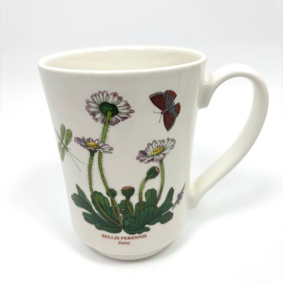Botanic Garden Portmeirion Susan Williams-Ellis Mugs Set 3 Bellis Perennis Daisy - Picture 2 of 9